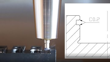 Deburring Mill 90°_Specialized on narrow space below 10mm by indexable insert