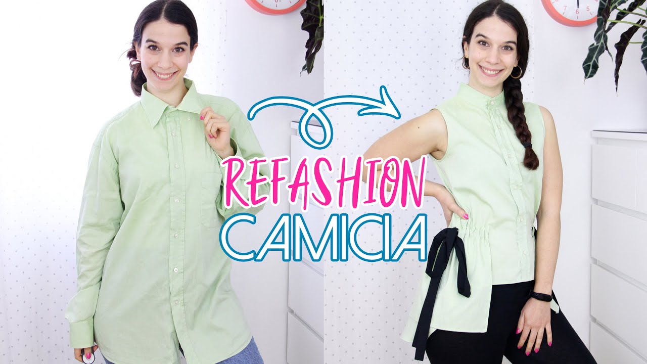 Trasformo una camicia da uomo (di nuovo!) | Cucito Refashion | Un punto alla volta