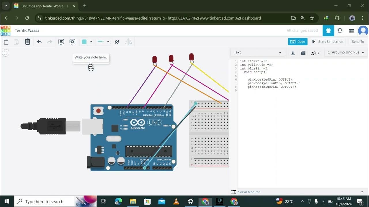 how to use Arduino to make many traffic led - YouTube