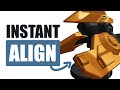 How to Actually Align Objects in Plasticity (without workarounds)
