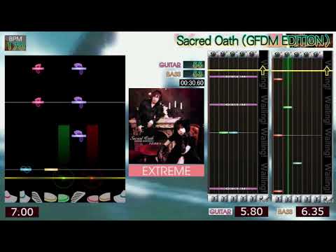 GITADORA / Sacred Oath (GFDM EDITION) - EXTREME (GuitarFreaks XG2 & DrumMania XG2)