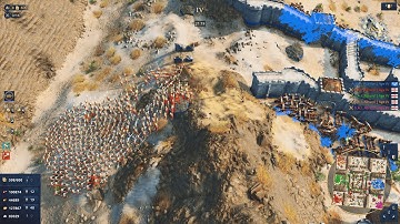 1 vs 4 Absurd AI | 600 POP | French Vs Eng Game play