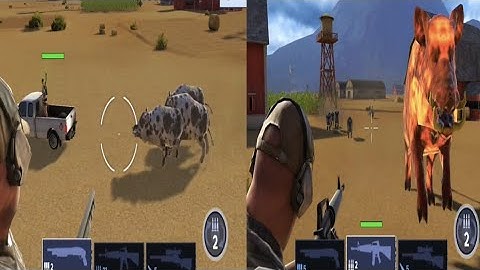 😈Heli Hog Hunt Gameplay "Android-Ios" Walkthrough Fight Kraft Sniper game🤠