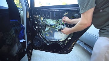 How to replace a broken window / fix / install, Toyota Prius, narrated