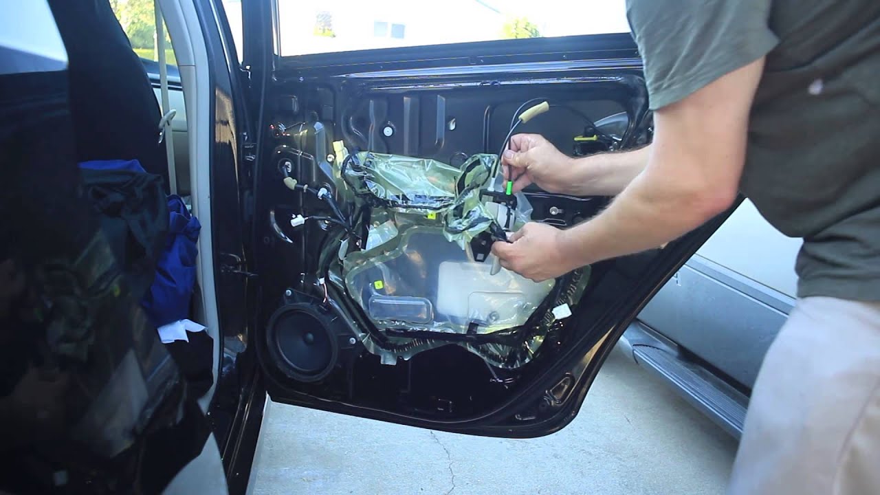 How to replace a broken window / fix / install, Toyota Prius, narrated
