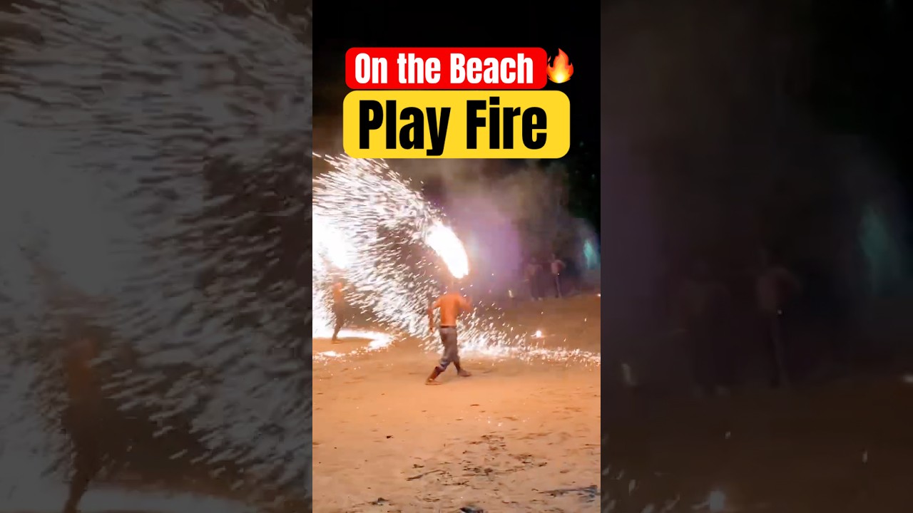 Ao Nang Beach Fire Performance 🎭 