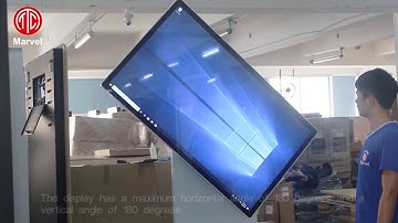 MWE843 Rotating touch screen hd standing digital signage player