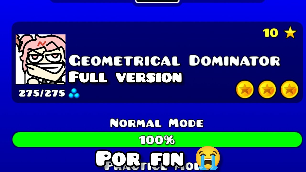 Geometrical Dominator (full version) | Geometry Dash - YouTube