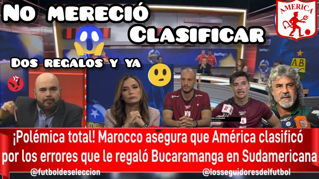 América avanzó por errores de Bucaramanga, no por superioridad en Copa Sudamericana al BOMBO A