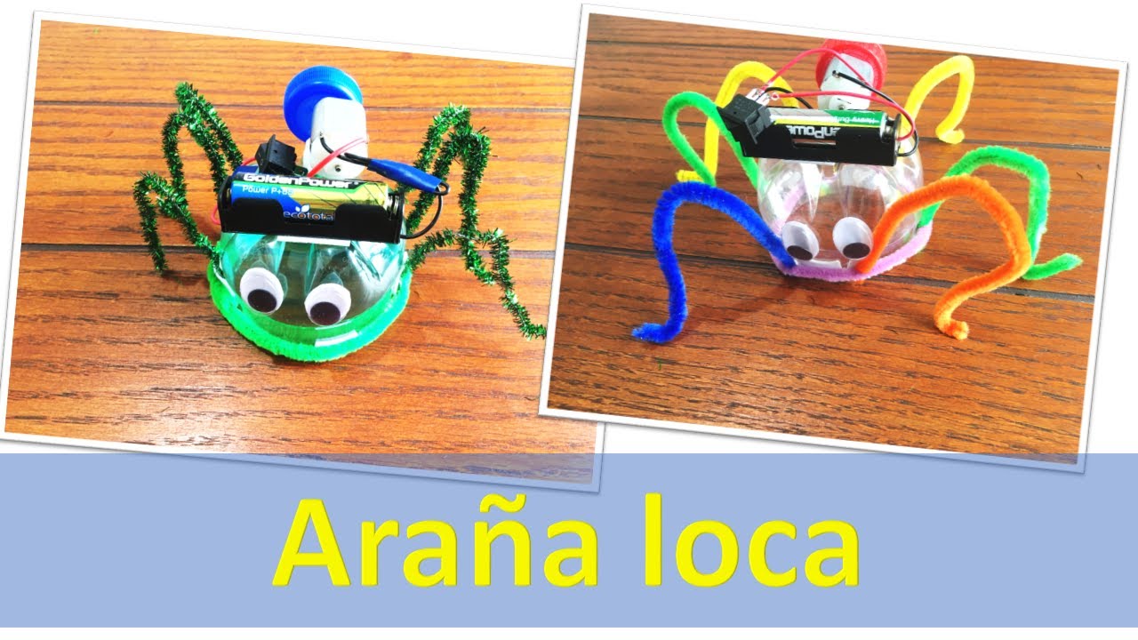 Actividades para niños en casa- Robot araña loca