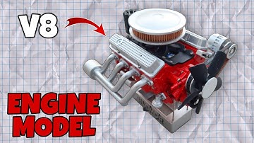 Building a Powerful V8 Engine Working Model – 1cc