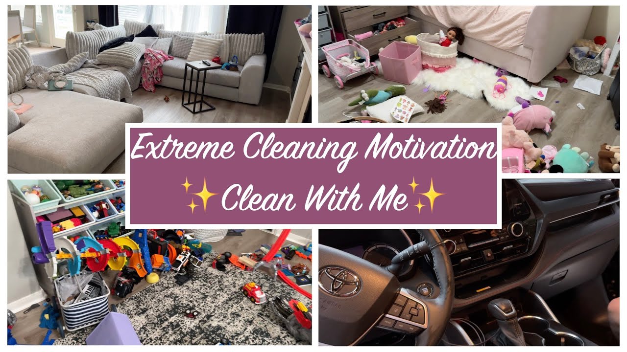 Extreme Cleaning Motivation | Declutter, Organize and Clean With Me ...