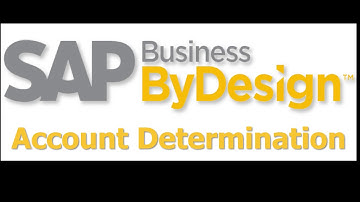 SAP Business ByDesign Account Determination Configuration