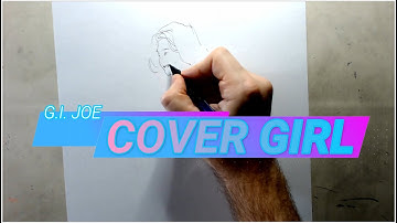G I  JOE COVER GIRL - QUICK PENCIL SKETCH