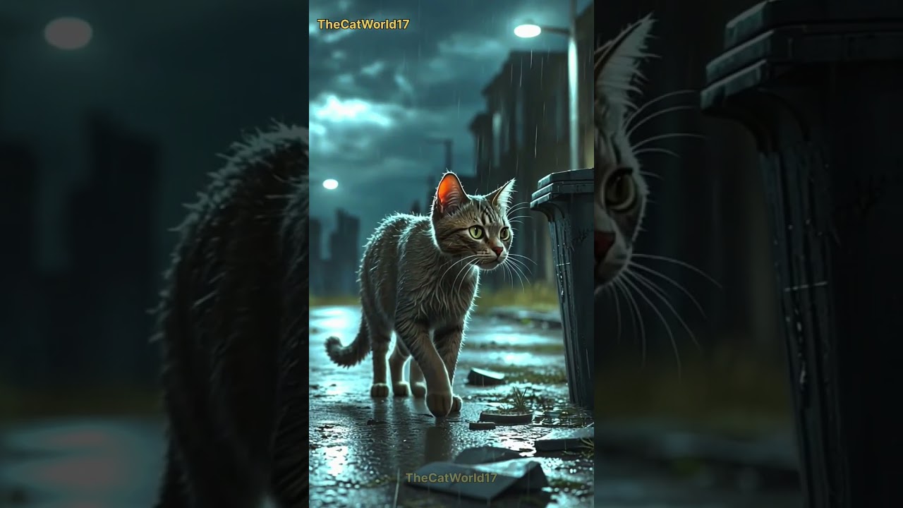 Heartbreaking Cat Moment | Homeless Cat in Trouble | Emotional Pet Short 🐱💔 