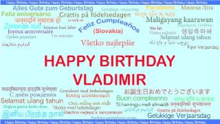 Vladimir   Languages Idiomas - Happy Birthday