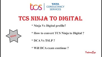 How to Convert TCS Ninja to Digital || TCS Ninja to Digital Upgrade || DCA || TSLP