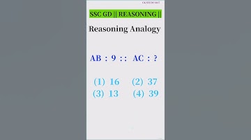 SSC GD, reasoning Analogy question 🔥🔥 #ssc ,#sscgd ,#reasoning