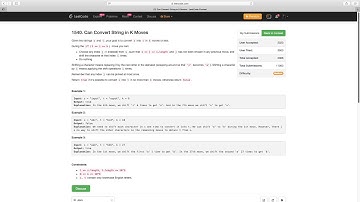 Can Convert String in K Moves | Leetcode 1540
