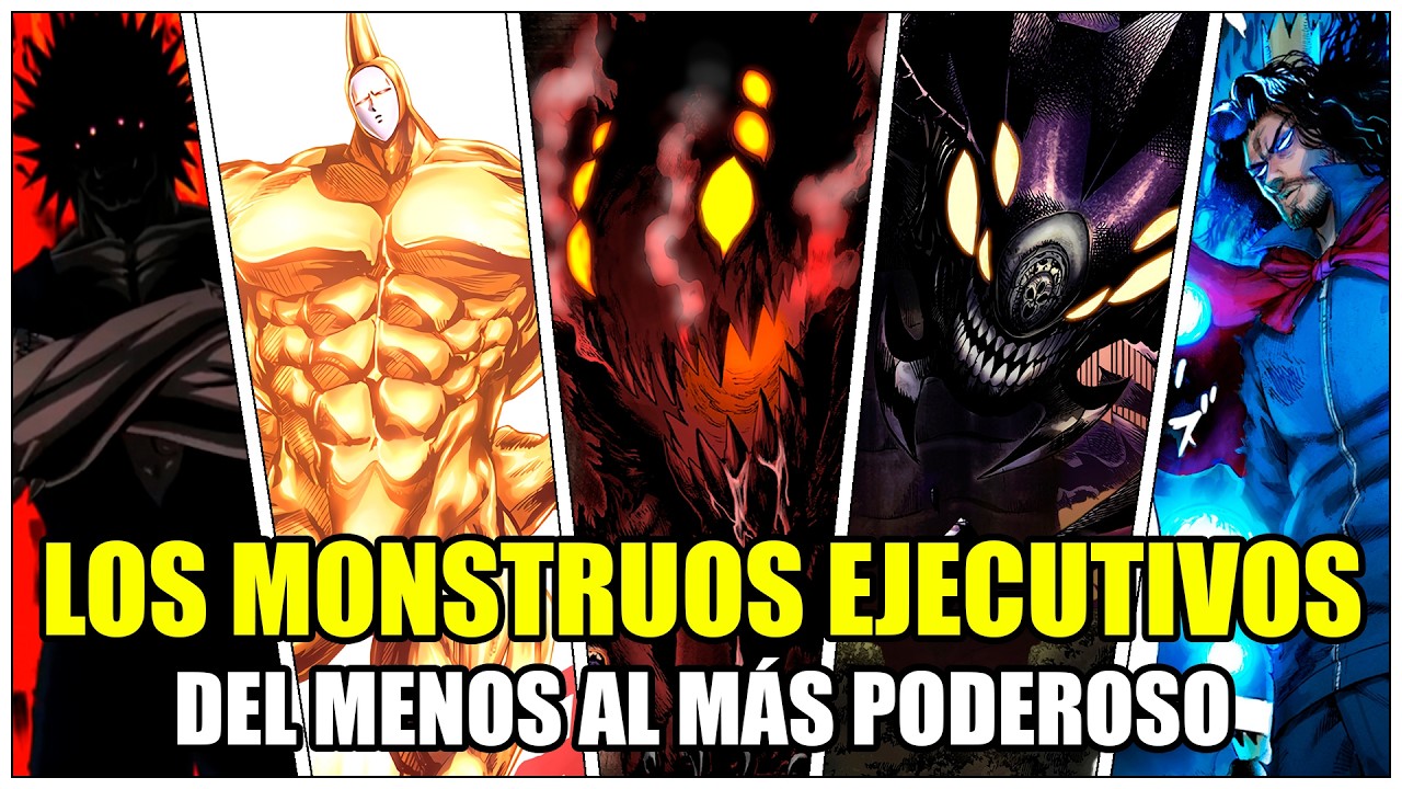 EJECUTIVOS de la ASOCIACIÓN DE MONSTRUOS del menos al MÁS PODEROSO ...