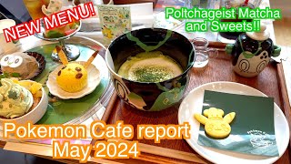 NEW Pokemon Cafe Poltchageist Matcha and Sweets