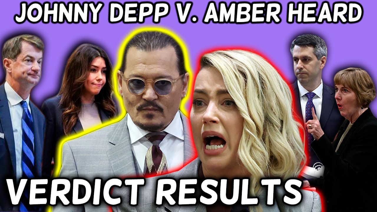Verdict Results! Johnny Depp v. Amber Heard Trial - YouTube