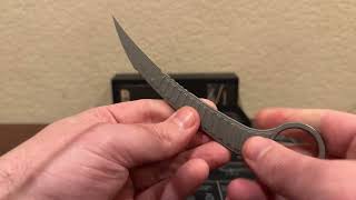 Microtech/Bastinelli Signature Series Feather Karambit Fixed Blade Knife (2.25