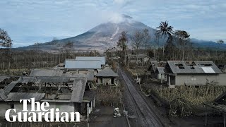 Drone footage reveals damage from Indonesia's Mount Semeru volcano eruption