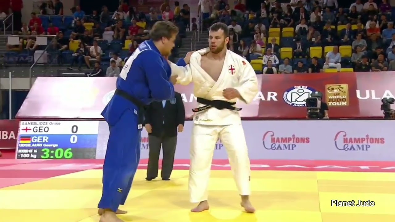 Onise SANEBLIDZE 🇬🇪 🆚️ George UDSILAURI 🇩🇪 |2 раунд/-100кг | Большой Шлем Улан-Батор 2023 