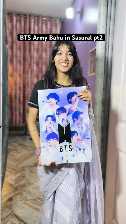 BTS Army Bahu in Sasural (pt2)💜 #viralshort #comedy #sasural #btsarmy