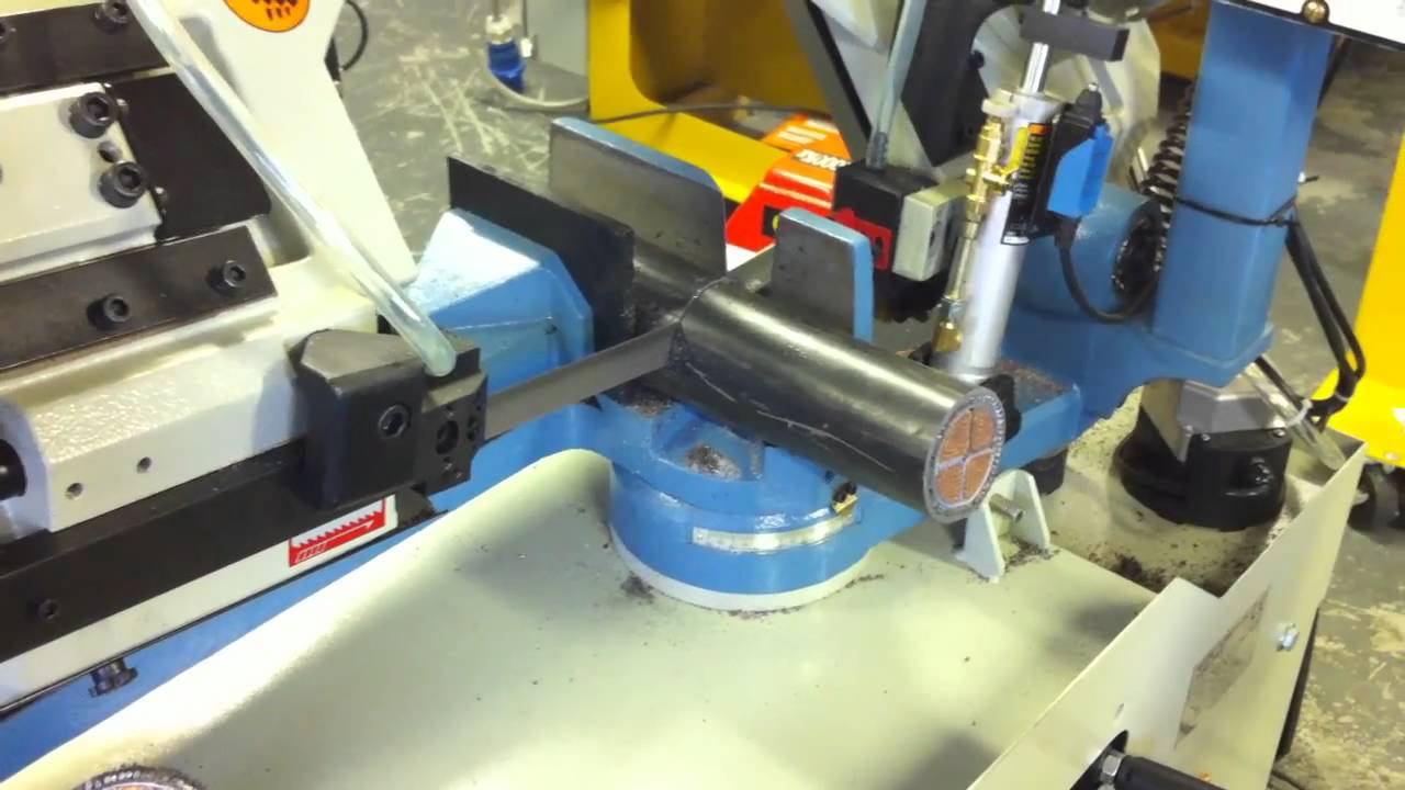 Baileigh Industrial BS250M Band Saw Cutting Quad Core Armoured Cable