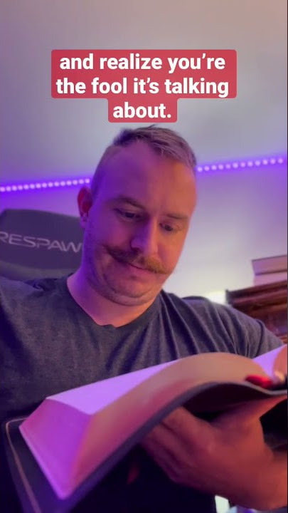 I am the fool! #shorts #proverbs #fool