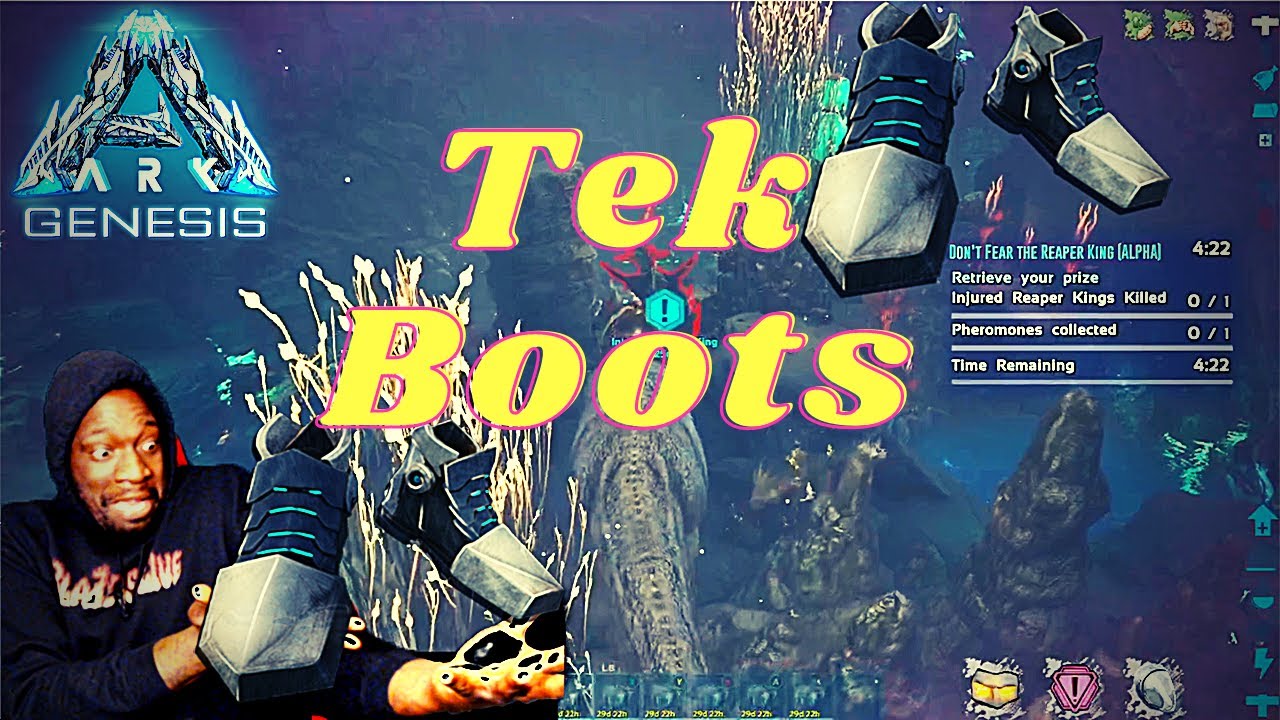 TEK BOOTS FARM SOLO Ark Survival Ep:25 - YouTube