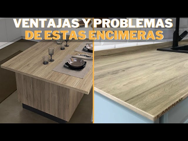 Qué ventajas tienen las encimeras efecto madera?