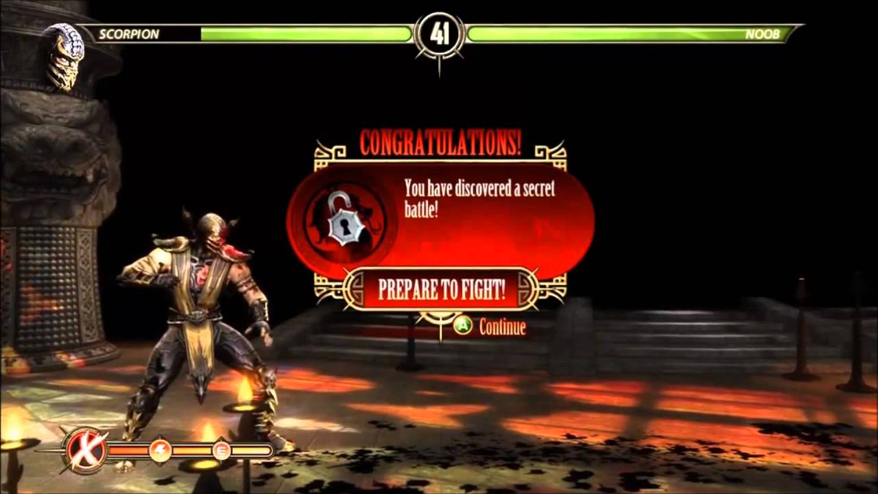 Mortal Kombat 9 (2011) *All* Secret Battles! Steps Included! [Hd] - Youtube