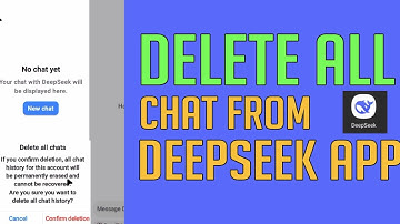 How To Delete All Chat From Deepseek App