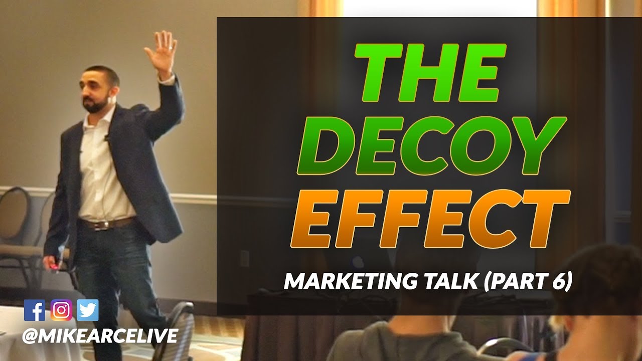 The Decoy Effect on Pricing & Sales Techniques Mike Arce YouTube