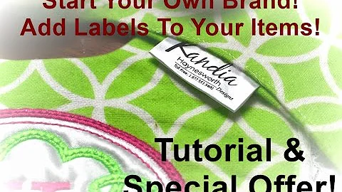 Start Your OWN Brand!  Get Labels For Your Busines...