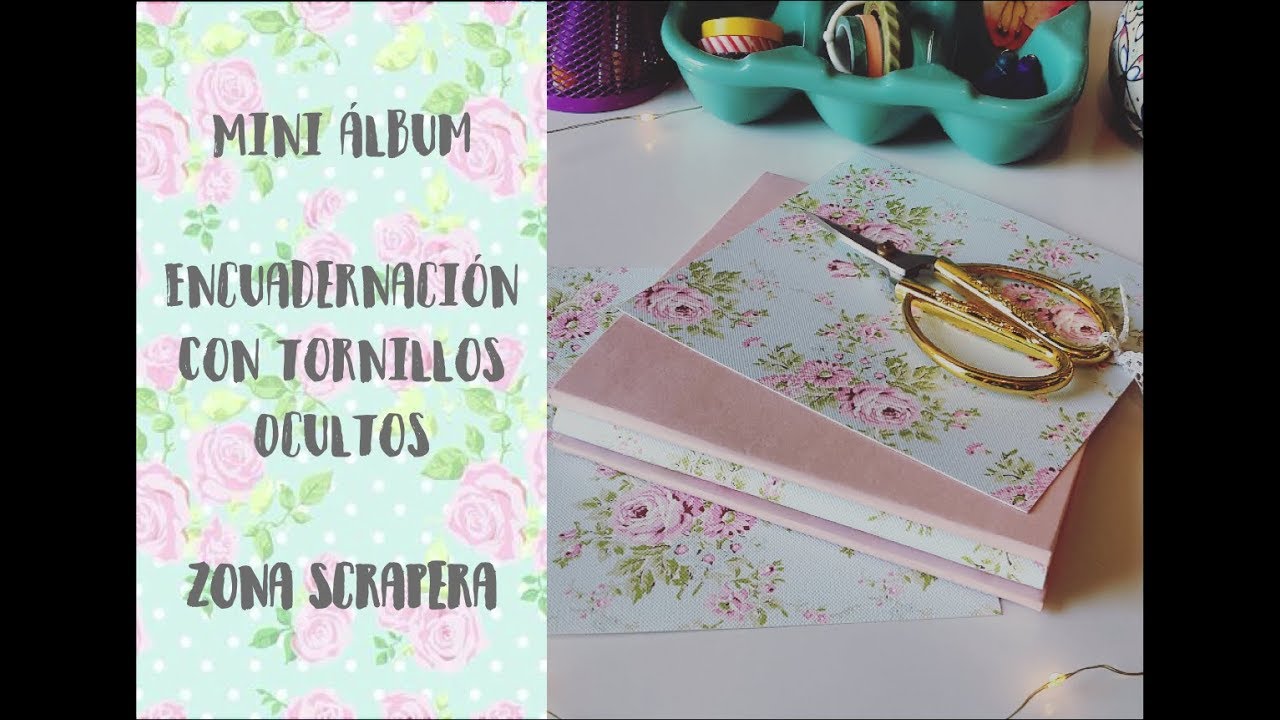 Encuadernación con Tornillos ocultos - Zona Scrapera