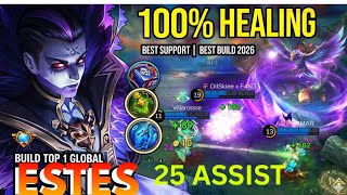 Estes Gameplay MLBB 2026 | Best Support Build &amp; Full Team Heal Carry Guide