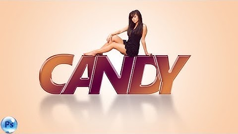 3D Glossy Candy Effect Text Compositing Photoshop Tutorial-  Youtube