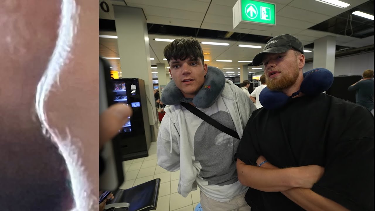 DE AIRO IS KAPOT IN HET VLIEGTUIG... 