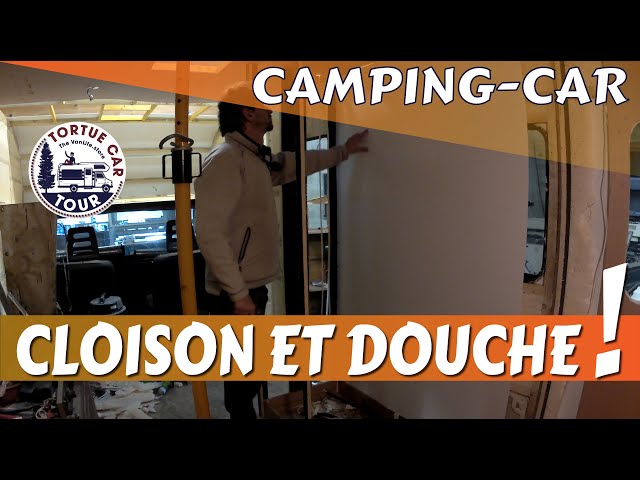 Camping-car 🚐 Cloison de salle de bain et douche 👌 Tortue Car