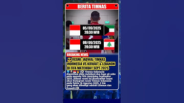 Jadwal Resmi Timnas Indonesia Di Fifa Matchday September 2025