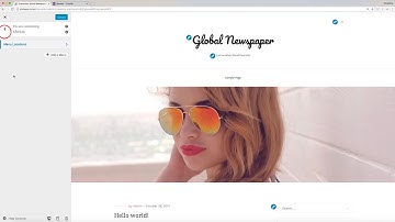 Setting up Header Menu and social icons for Blaskan theme