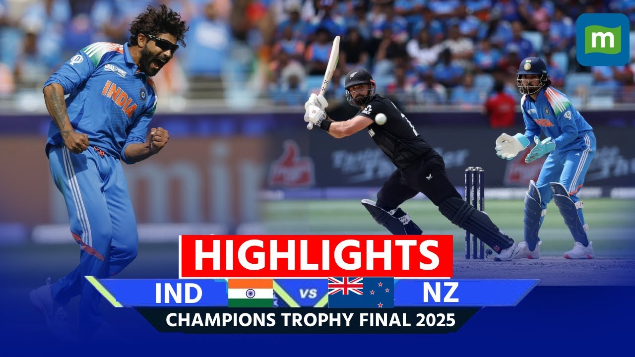 Live: Highlights: IND vs NZ Champions Trophy Final 2025 Highlights ...