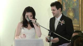 Glenerin Inn & Spa Wedding Reception | Emotional Bride's Speech