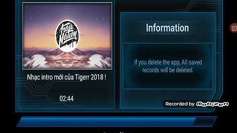 Chơi nhạc intro của anh tigerr
