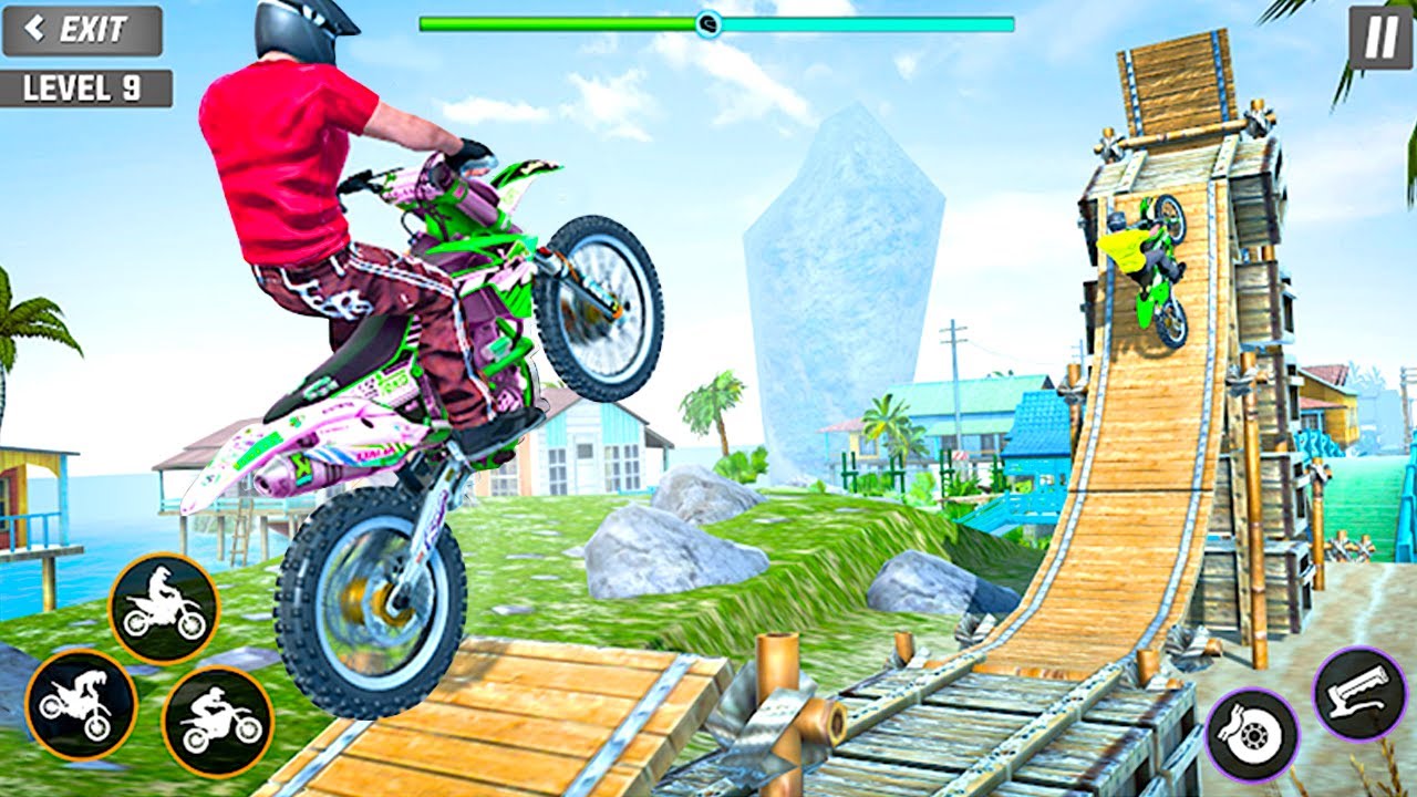 el nuevo juego de motos 🔥🏍️#videojuegos #wheelie #stunt #motocross #