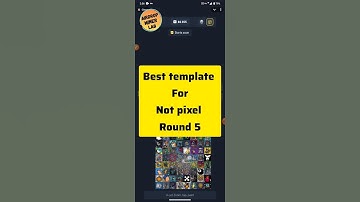 Best template for not pixel round 5 | not pixel best template | not pixel winning template
